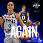 Ripartiamo da 0. Federica Franceschelli sarà ancora il capitano del Faenza Basket Project.